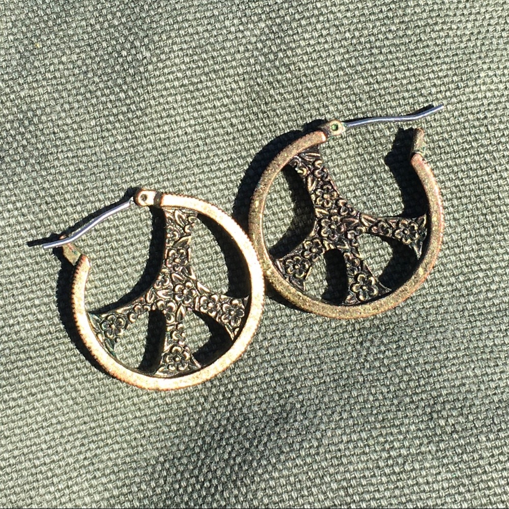 Peace Sign Earrings